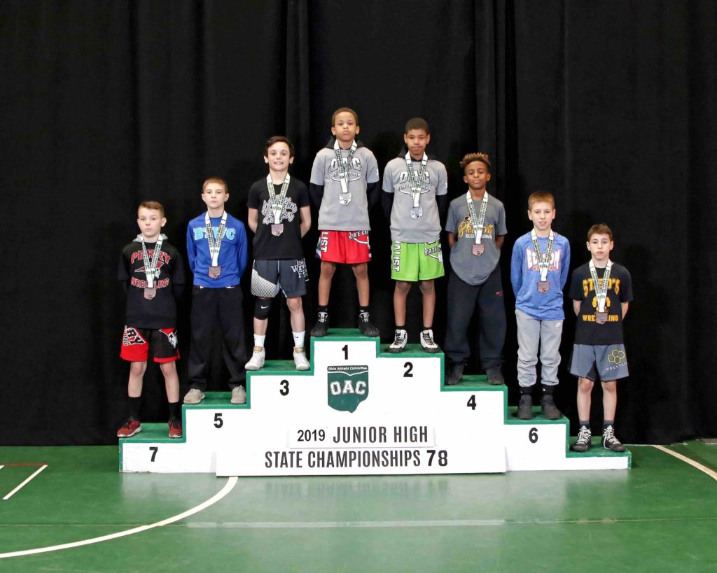 2019 78lbs Junior High State Placement Matches