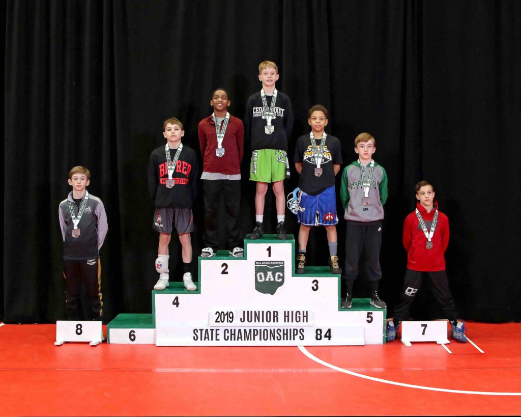 2019 84lbs Junior High State Placement Matches