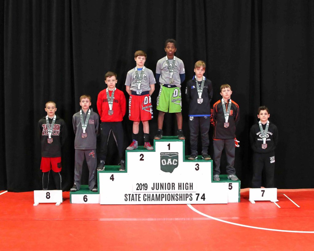 2019 Junior High State Placement Matches