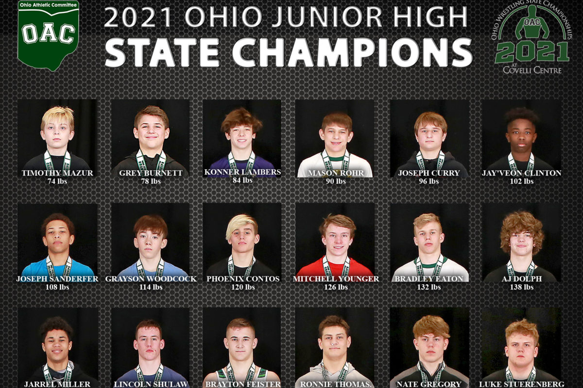 2021 Junior High State Placers