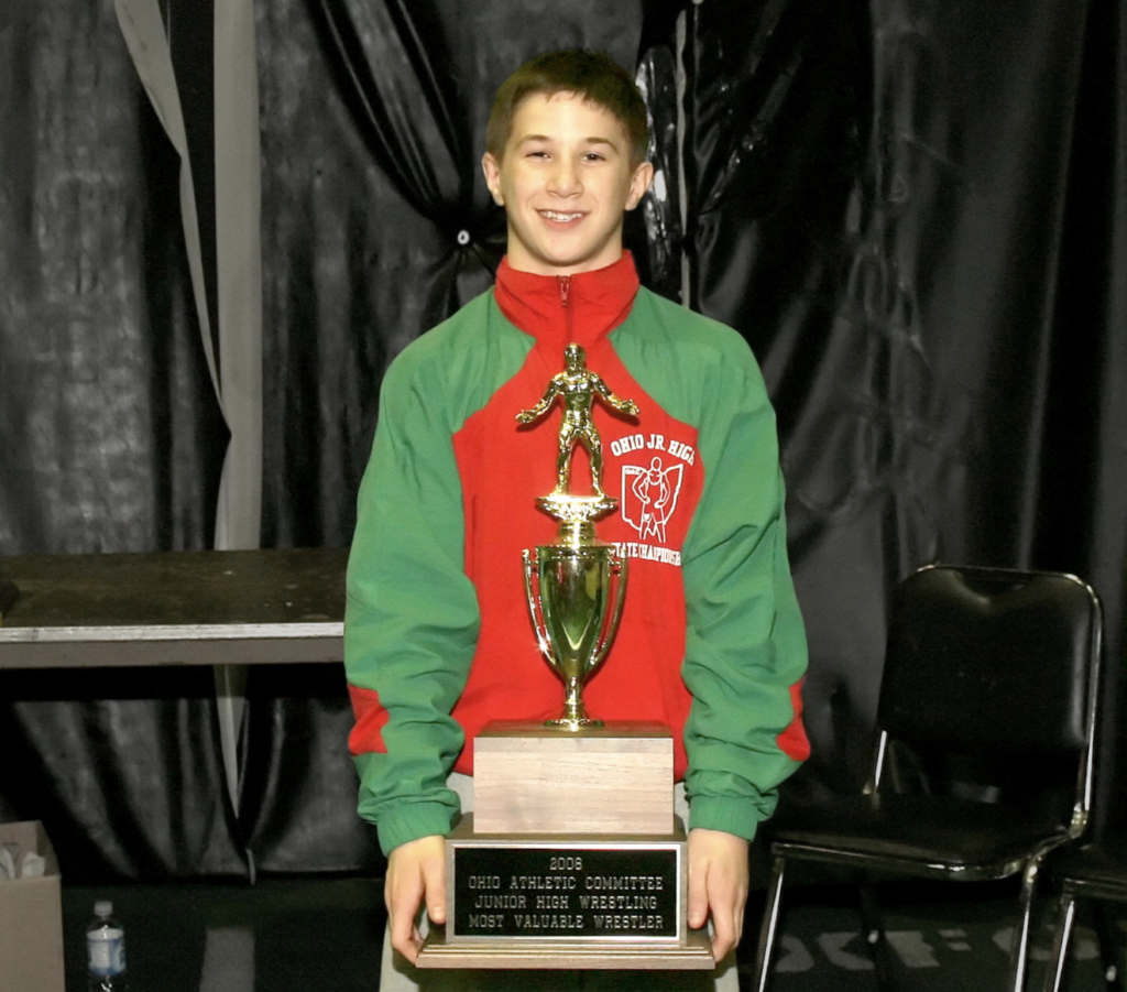 Logan Stieber #OACLEGENDS “3X Jr.High State  Champion”